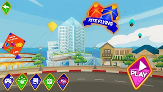 Pipa Layang Kite Flying Gameスクリーンショット0