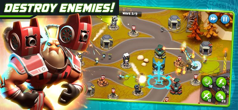 Alien Creeps - Tower Defense 스크린샷 1