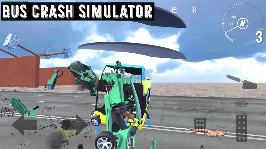 Bus Crash Simulator captura de pantalla 3
