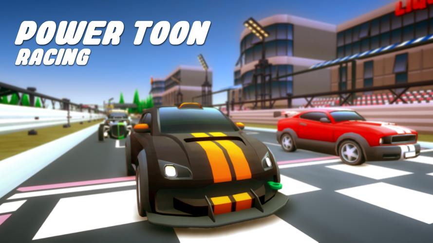 Power Toon Racing экрана 0