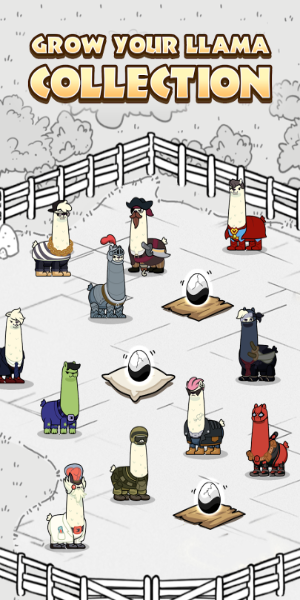 Mutant Llama: IDLE Breed Games экрана 0