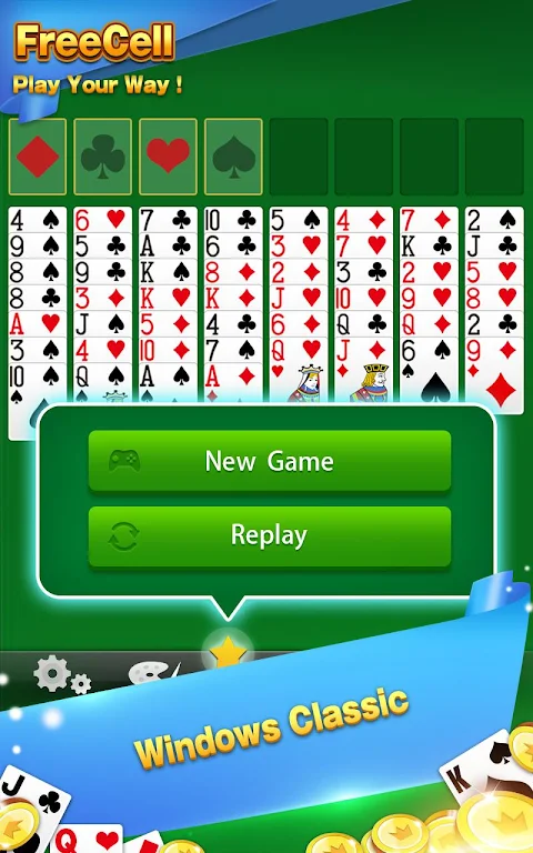 Solitaire - FreeCell Card Game屏幕截圖3
