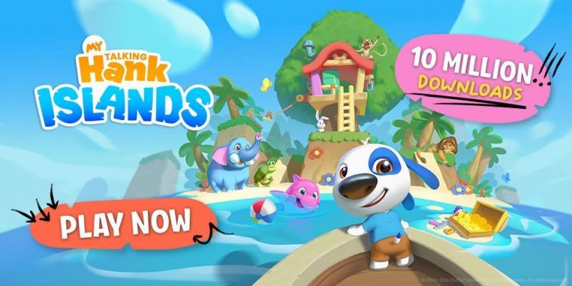 My Talking Hank: Islands è in cima alle classifiche dell'app store con oltre 10 milioni di download in una sola settimana