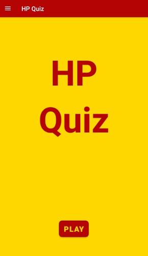 HP Quiz स्क्रीनशॉट 0