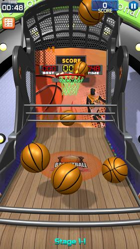 Flick Basketball Stages Schermafbeelding 0