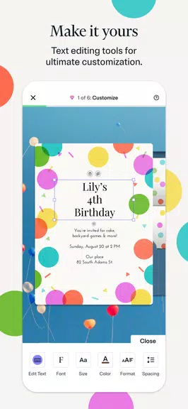 Evite: Email & SMS Invitations屏幕截圖0
