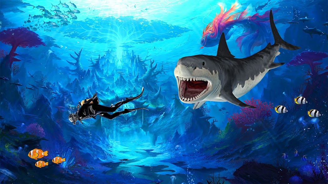 Angry Shark Games: Game 2024 Mod screenshot 3