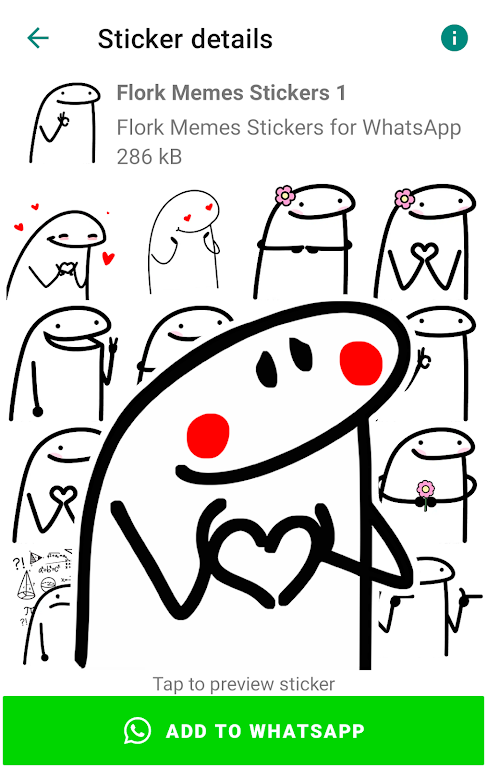 Flork memes stickers WASticker screenshot 2