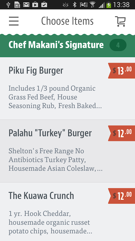 ภาพหน้าจอ Pono Burger 2