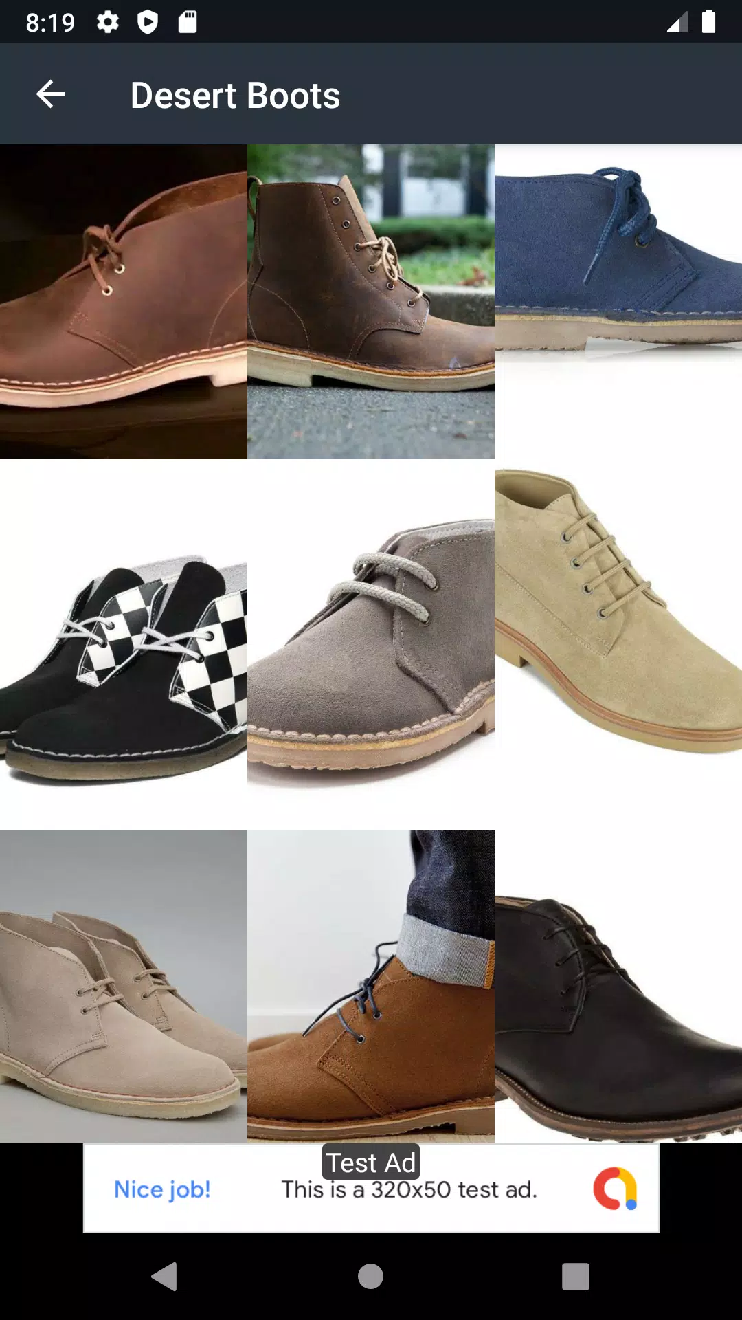 ภาพหน้าจอ Desert Boots Ideas 1