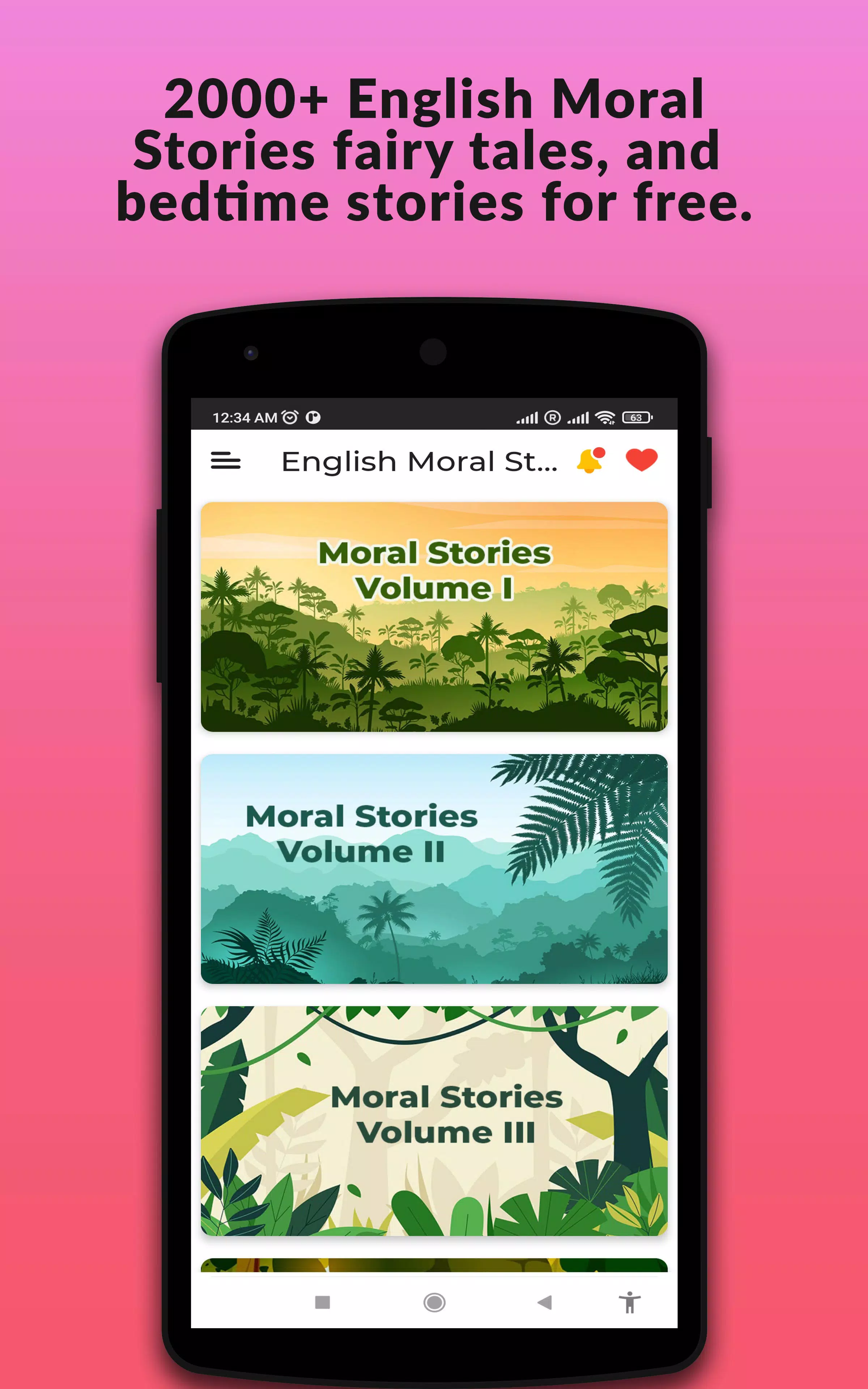 Bedtime Short Moral Stories স্ক্রিনশট 0