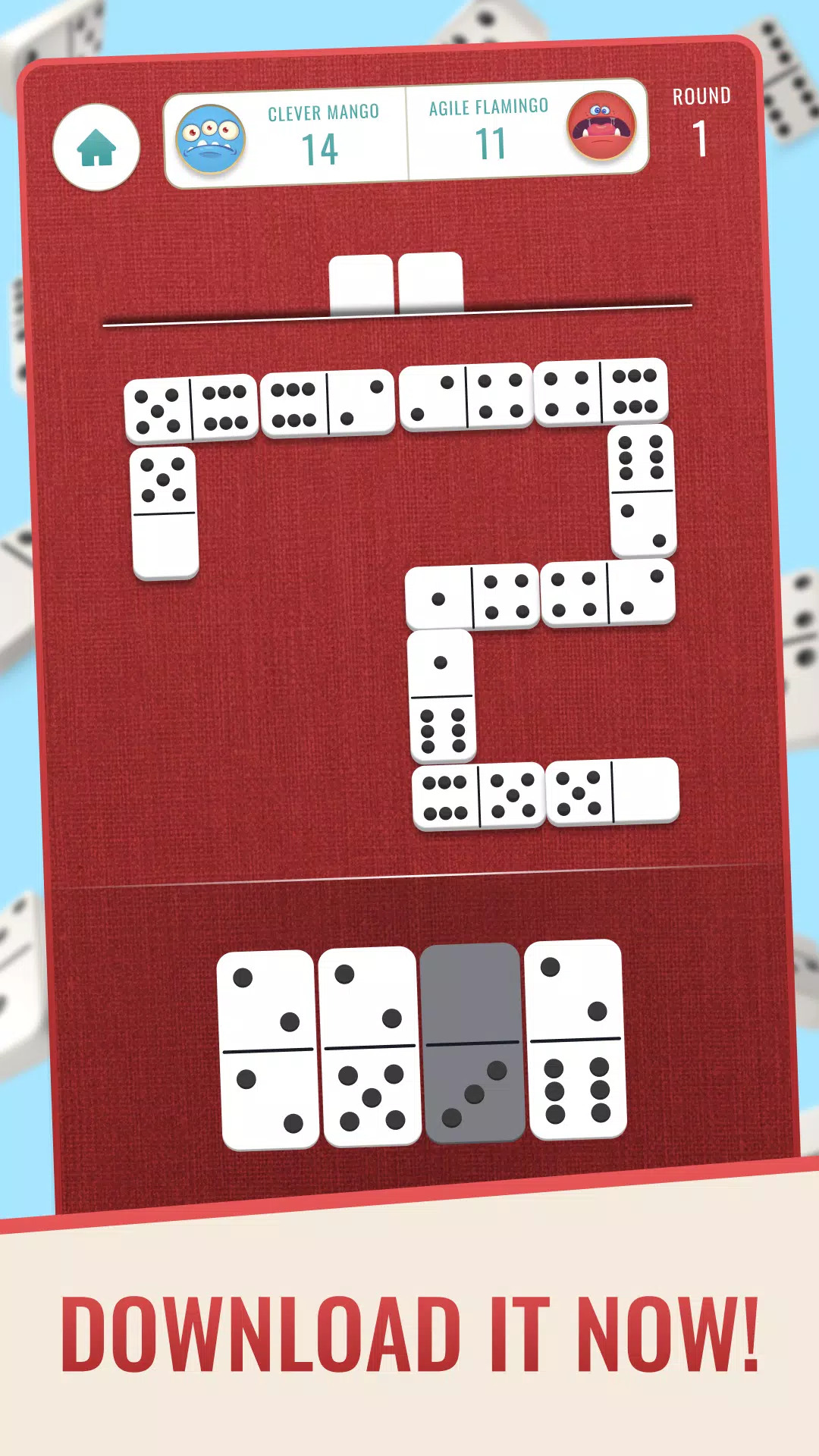 Classic Dominoes: Board Game Ekran Görüntüsü 1