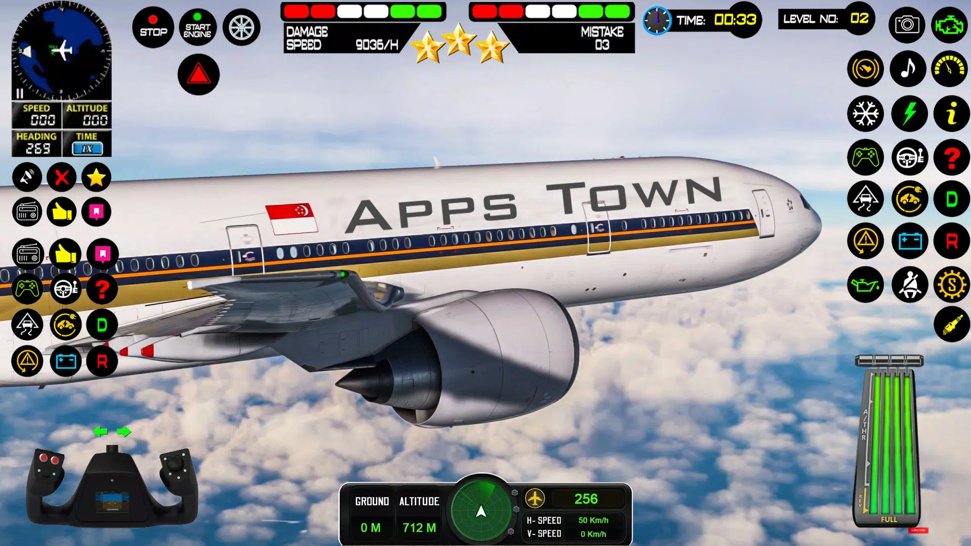 Flight Simulator Pilot Game 3D ảnh chụp màn hình 3