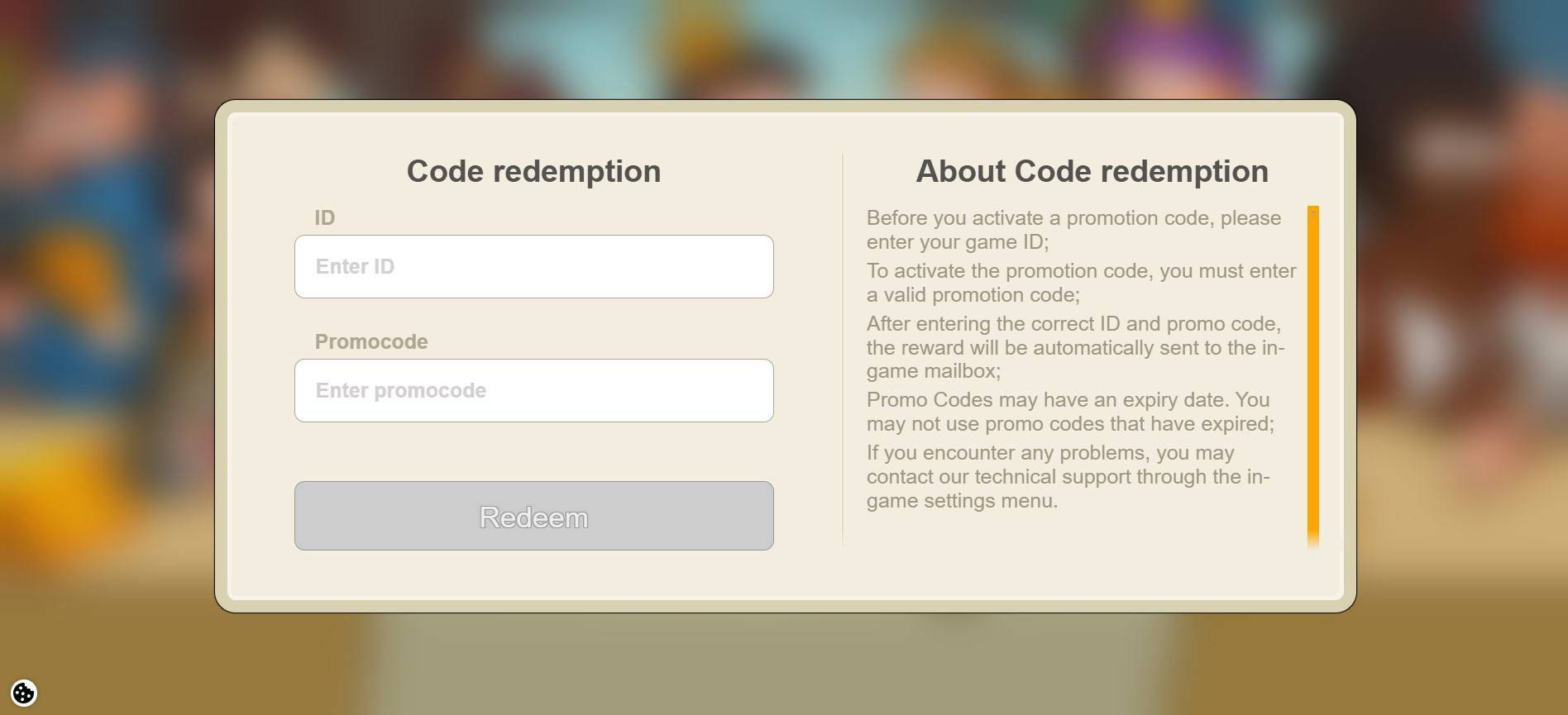 Hustle Castle Redeem Code Instructions