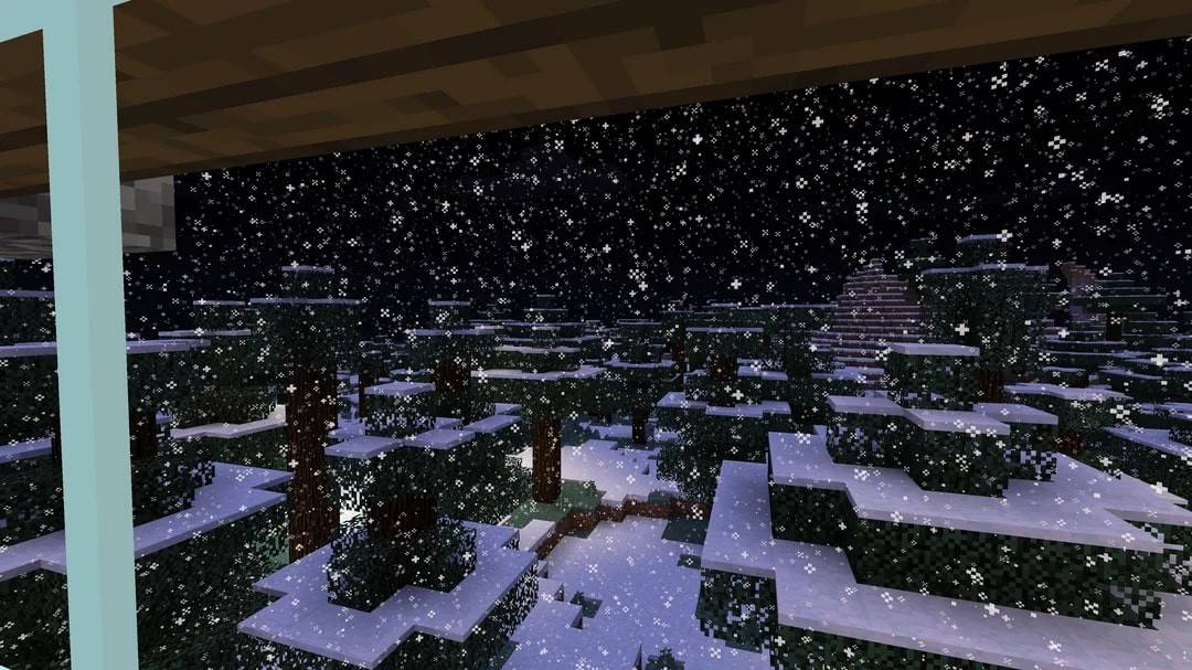 minecraft snow biome seed