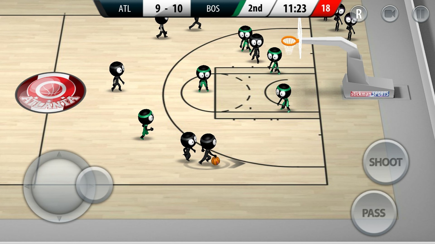 Stickman Basketball 2017 ekran görüntüsü 0