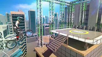 Bike Stunts 3D - Rooftop Chall screenshot 0