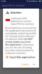 Indonesia VPN - for OpenVPN スクリーンショット 2