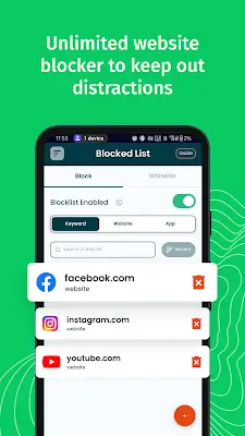 BlockerX: Bloqueador de porno Captura de tela 3