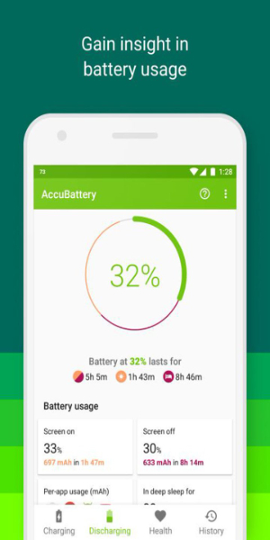 AccuBattery - Batterie capture d’écran 1