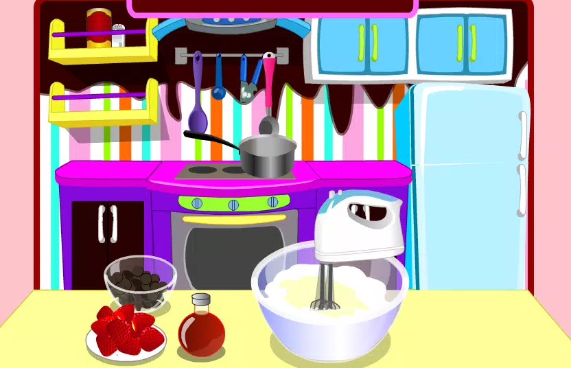 game cooking chocolate cream ภาพหน้าจอ 3