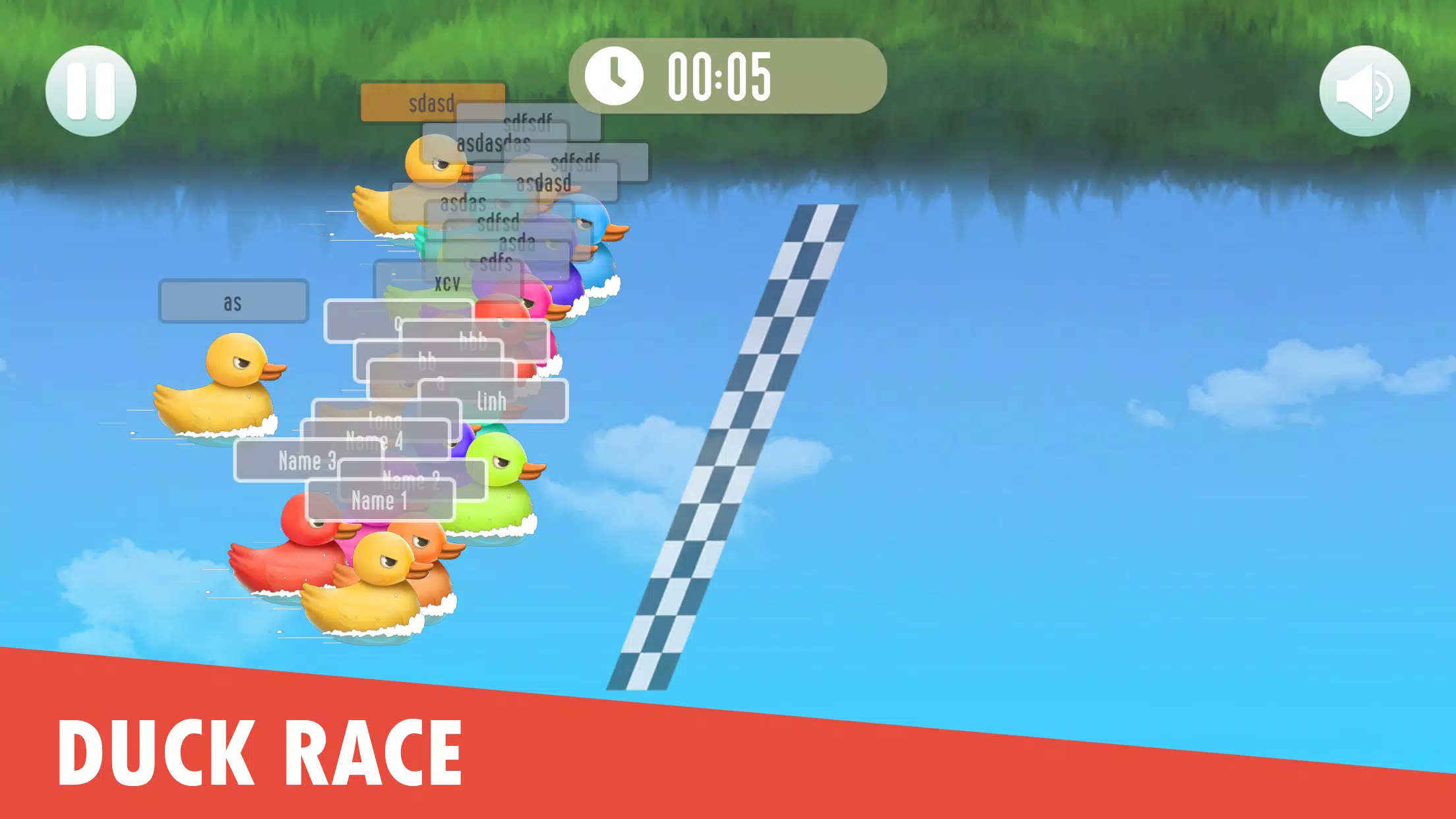 Duck Race: Name Picker ekran görüntüsü 0