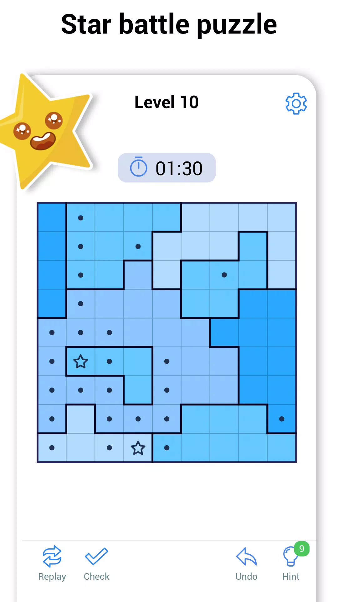 ภาพหน้าจอ Star Battles - Logic Puzzles 0