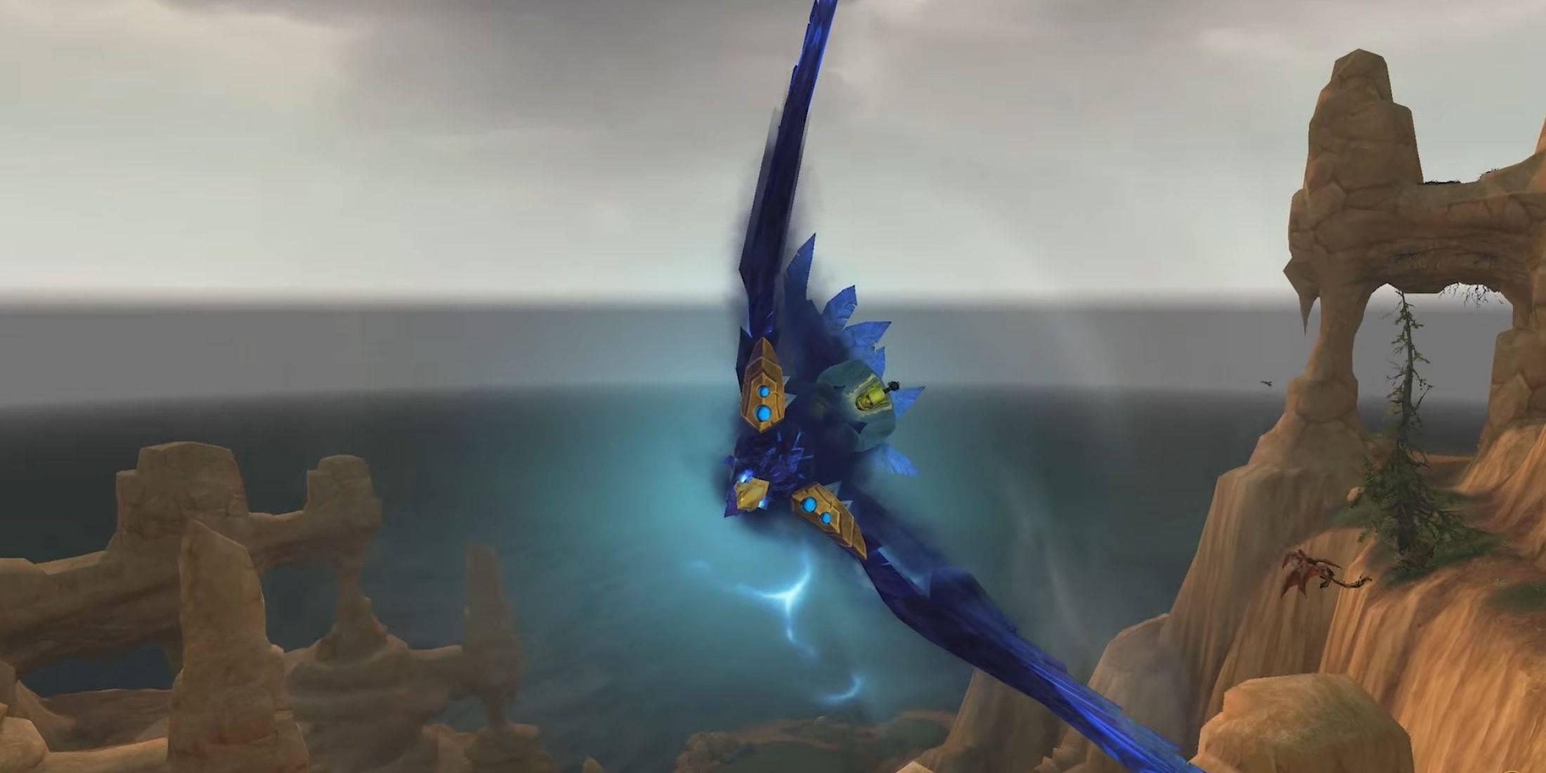 World of Warcraft Patch 11.0.7 Thrayir Mga Mata ng Siren Stormcrow Mount