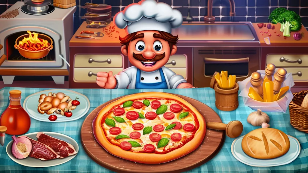 Pizza Maker Cooking Girls Game Captura de tela 2