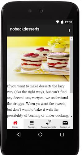 No Bake Desserts Easy Recipes screenshot 0