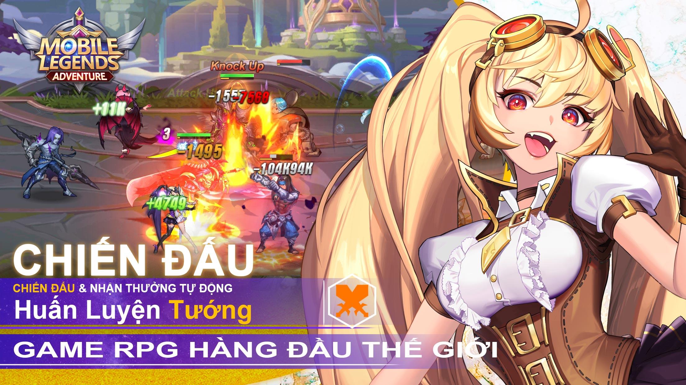 ภาพหน้าจอ Mobile Legends: Adventure VN 1