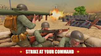 World War Army: War Duty Games Captura de pantalla 1