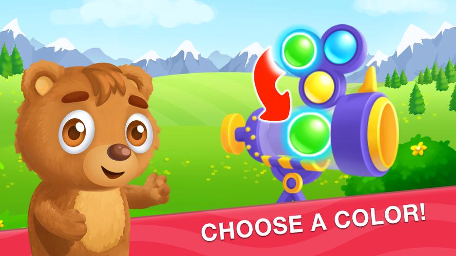Kids shooter for bubble games экрана 0