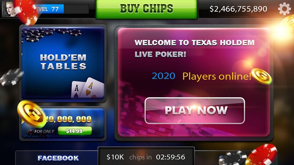 Spark Poker - Live Texas Holdem Casino屏幕截圖1
