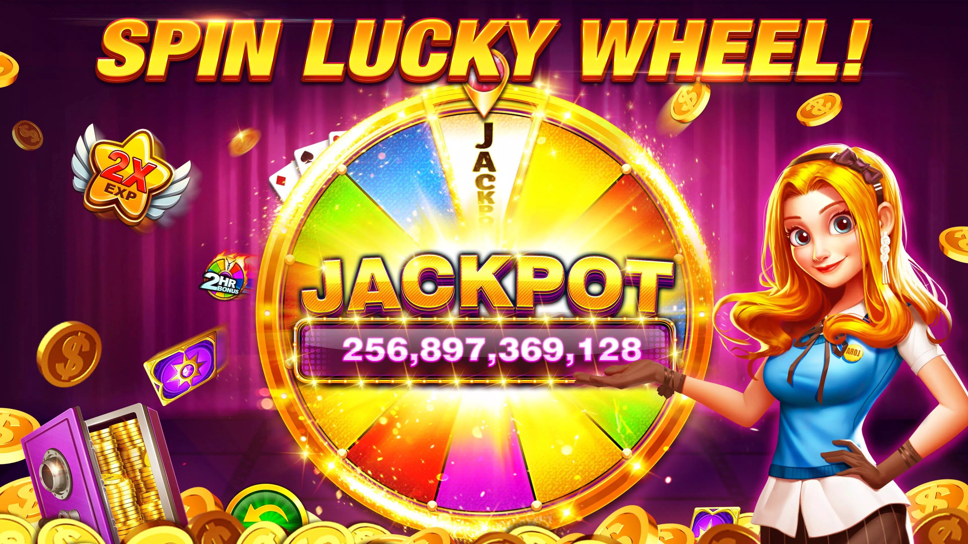 Slots Casino - Jackpot Mania ကိုဖန်သားပြင်3