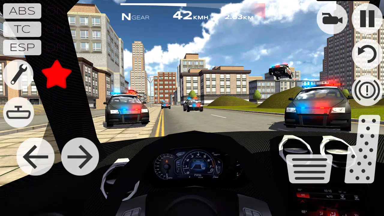 Extreme Car Driving Racing 3D屏幕截圖1