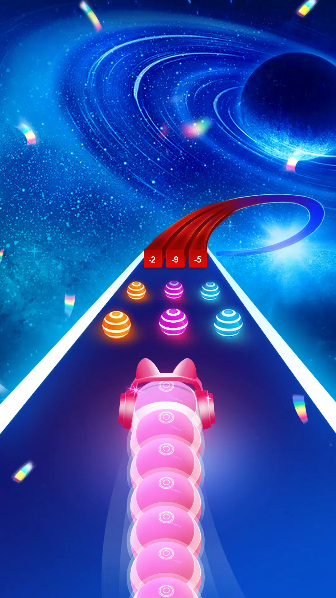 Dancing Snake: Colorful Balls Screenshot 1