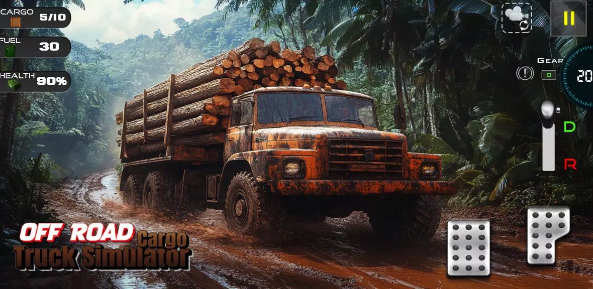 Truck Cargo simulator offroad screenshot 2