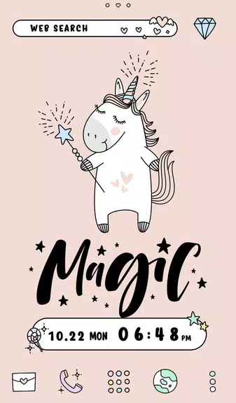 Unicorn Magic Theme screenshot 0