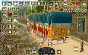 Indian Truck Offroad Cargo 3D ảnh chụp màn hình 3