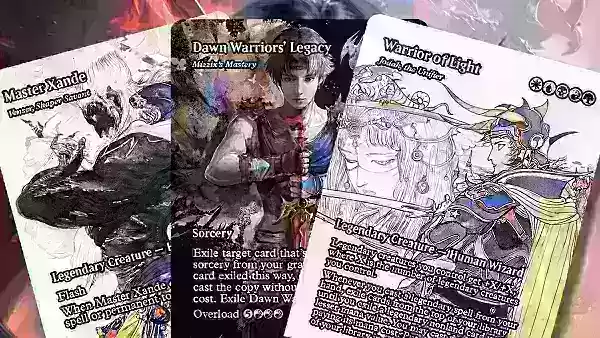 파이널 판타지 매직 더 게더링 카드 공개