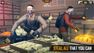 Real Gangster Bank Robber Game 스크린샷 0