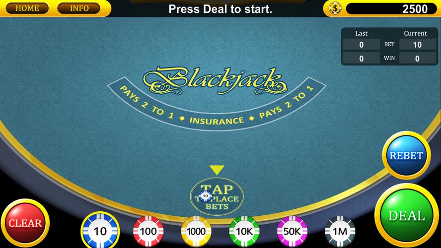 Blackjack Скриншот 3