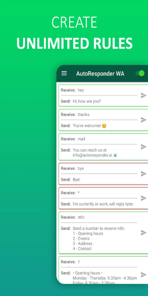 Screenshot AutoResponder para WhatsApp 0
