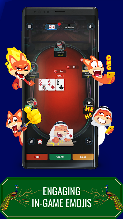 PokerBaazi: Practice Poker ဖန်သားပြင်ဓာတ်ပုံ 0