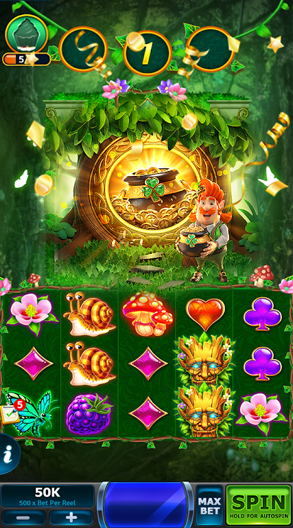Dino Pixie Slots Adventure屏幕截圖0