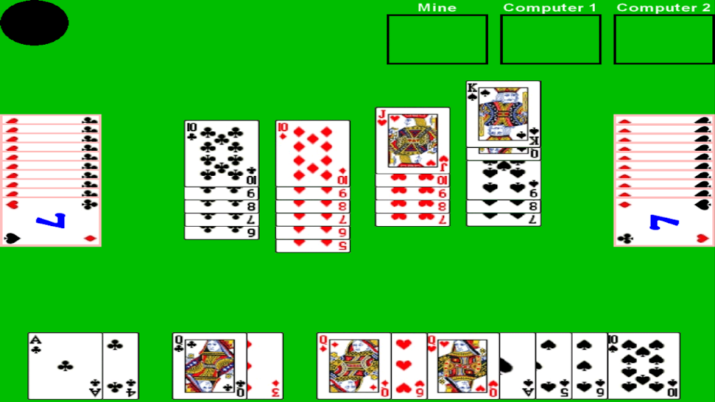 Seven Card Game - Simple and Fun Game Tangkapan skrin 2