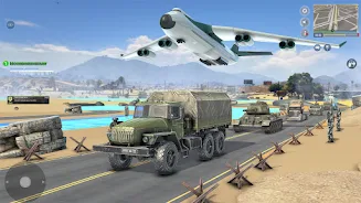 Army Vehicle Cargo: Truck Game captura de pantalla 2