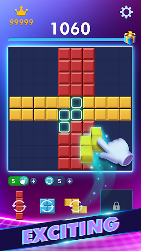 Block Puzzle Games Cube Blast Tangkapan skrin 2