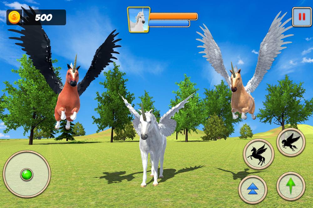 Unicorn Family Simulator Game Screenshot 0